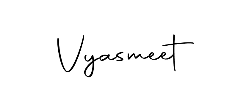 Vyasmeet stylish signature style. Best Handwritten Sign (Autography-DOLnW) for my name. Handwritten Signature Collection Ideas for my name Vyasmeet. Vyasmeet signature style 10 images and pictures png