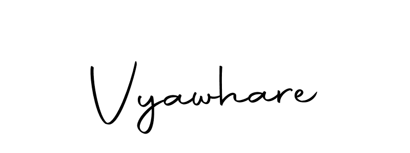 You should practise on your own different ways (Autography-DOLnW) to write your name (Vyawhare) in signature. don't let someone else do it for you. Vyawhare signature style 10 images and pictures png
