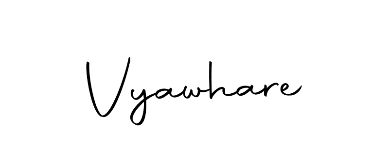 You should practise on your own different ways (Autography-DOLnW) to write your name (Vyawhare) in signature. don't let someone else do it for you. Vyawhare signature style 10 images and pictures png