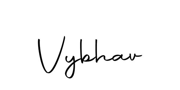 Design your own signature with our free online signature maker. With this signature software, you can create a handwritten (Autography-DOLnW) signature for name Vybhav. Vybhav signature style 10 images and pictures png
