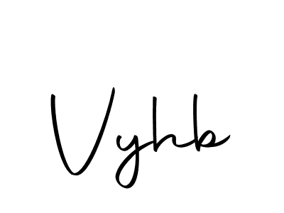 Vyhb stylish signature style. Best Handwritten Sign (Autography-DOLnW) for my name. Handwritten Signature Collection Ideas for my name Vyhb. Vyhb signature style 10 images and pictures png