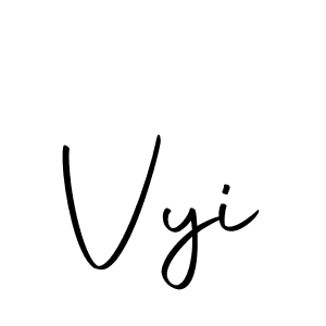 Make a beautiful signature design for name Vyi. Use this online signature maker to create a handwritten signature for free. Vyi signature style 10 images and pictures png