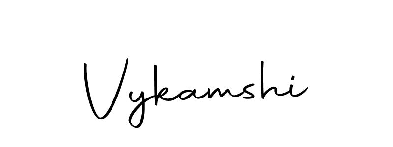 How to make Vykamshi name signature. Use Autography-DOLnW style for creating short signs online. This is the latest handwritten sign. Vykamshi signature style 10 images and pictures png