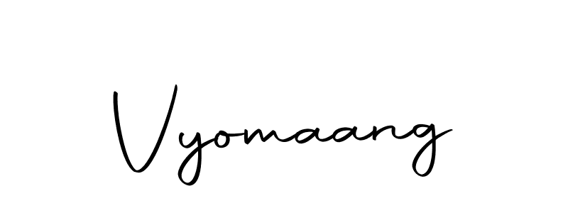 Vyomaang stylish signature style. Best Handwritten Sign (Autography-DOLnW) for my name. Handwritten Signature Collection Ideas for my name Vyomaang. Vyomaang signature style 10 images and pictures png