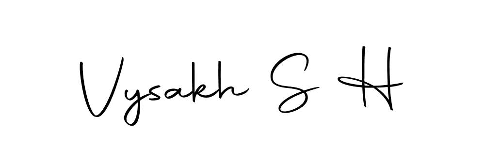 Make a beautiful signature design for name Vysakh S H. With this signature (Autography-DOLnW) style, you can create a handwritten signature for free. Vysakh S H signature style 10 images and pictures png