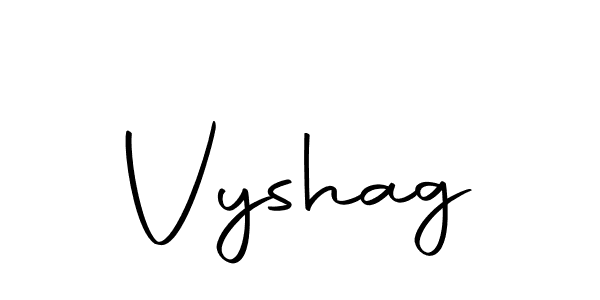 How to make Vyshag name signature. Use Autography-DOLnW style for creating short signs online. This is the latest handwritten sign. Vyshag signature style 10 images and pictures png