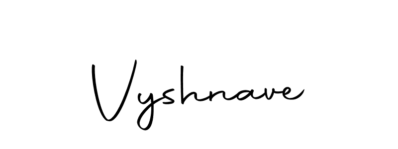 Use a signature maker to create a handwritten signature online. With this signature software, you can design (Autography-DOLnW) your own signature for name Vyshnave. Vyshnave signature style 10 images and pictures png