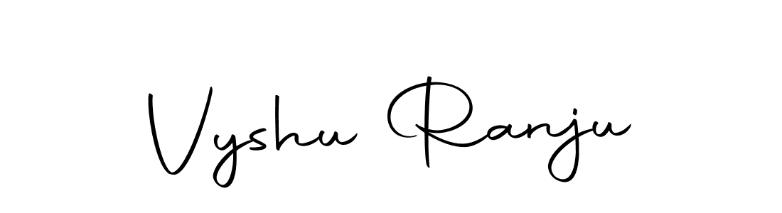 Make a beautiful signature design for name Vyshu Ranju. Use this online signature maker to create a handwritten signature for free. Vyshu Ranju signature style 10 images and pictures png