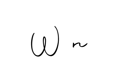 You should practise on your own different ways (Autography-DOLnW) to write your name (W♡n) in signature. don't let someone else do it for you. W♡n signature style 10 images and pictures png