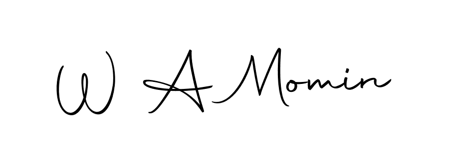 Also You can easily find your signature by using the search form. We will create W A Momin name handwritten signature images for you free of cost using Autography-DOLnW sign style. W A Momin signature style 10 images and pictures png