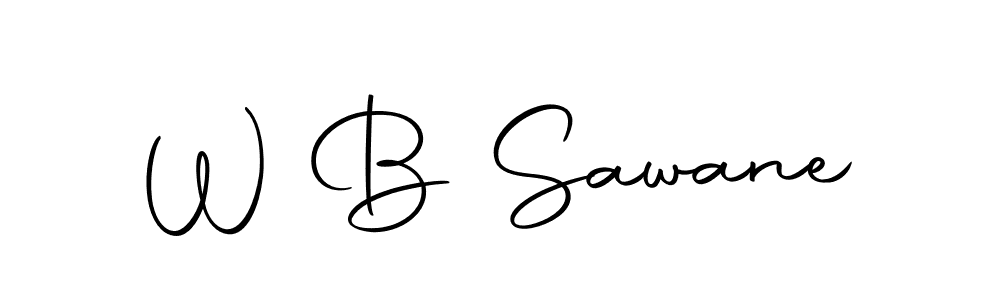 It looks lik you need a new signature style for name W B Sawane. Design unique handwritten (Autography-DOLnW) signature with our free signature maker in just a few clicks. W B Sawane signature style 10 images and pictures png