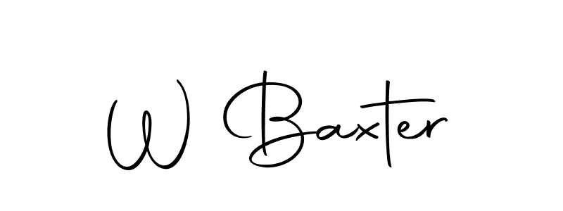 Make a beautiful signature design for name W Baxter. Use this online signature maker to create a handwritten signature for free. W Baxter signature style 10 images and pictures png