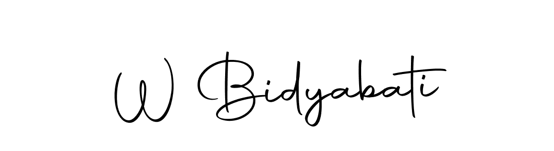 W Bidyabati stylish signature style. Best Handwritten Sign (Autography-DOLnW) for my name. Handwritten Signature Collection Ideas for my name W Bidyabati. W Bidyabati signature style 10 images and pictures png