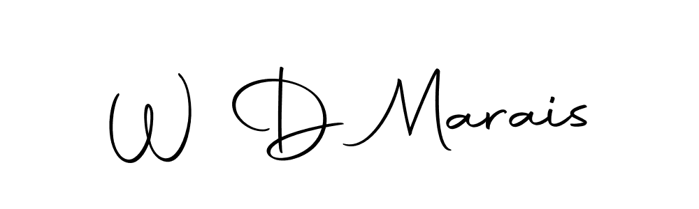 Also we have W D Marais name is the best signature style. Create professional handwritten signature collection using Autography-DOLnW autograph style. W D Marais signature style 10 images and pictures png