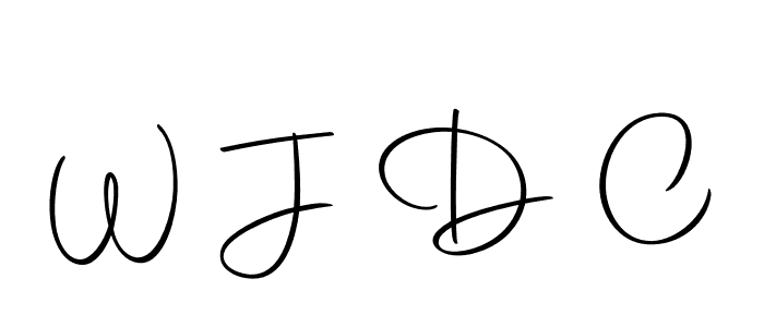 How to make W J D C signature? Autography-DOLnW is a professional autograph style. Create handwritten signature for W J D C name. W J D C signature style 10 images and pictures png