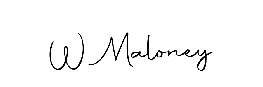 Also we have W Maloney name is the best signature style. Create professional handwritten signature collection using Autography-DOLnW autograph style. W Maloney signature style 10 images and pictures png
