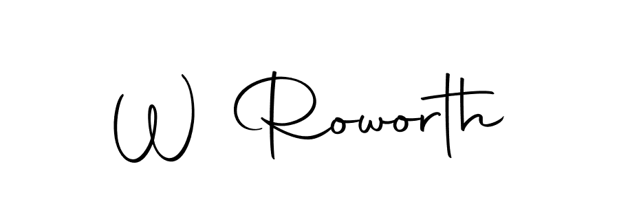 if you are searching for the best signature style for your name W Roworth. so please give up your signature search. here we have designed multiple signature styles  using Autography-DOLnW. W Roworth signature style 10 images and pictures png