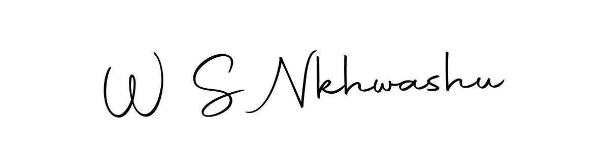 It looks lik you need a new signature style for name W S Nkhwashu. Design unique handwritten (Autography-DOLnW) signature with our free signature maker in just a few clicks. W S Nkhwashu signature style 10 images and pictures png
