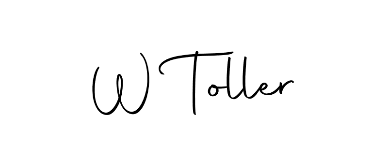 This is the best signature style for the W Toller name. Also you like these signature font (Autography-DOLnW). Mix name signature. W Toller signature style 10 images and pictures png