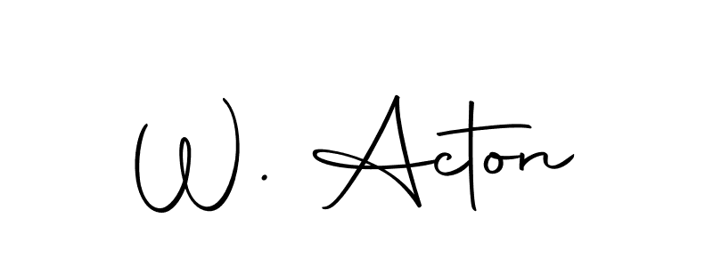 Similarly Autography-DOLnW is the best handwritten signature design. Signature creator online .You can use it as an online autograph creator for name W. Acton. W. Acton signature style 10 images and pictures png