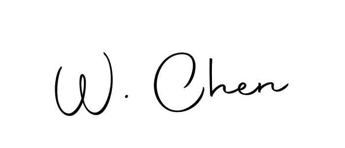 Create a beautiful signature design for name W. Chen. With this signature (Autography-DOLnW) fonts, you can make a handwritten signature for free. W. Chen signature style 10 images and pictures png