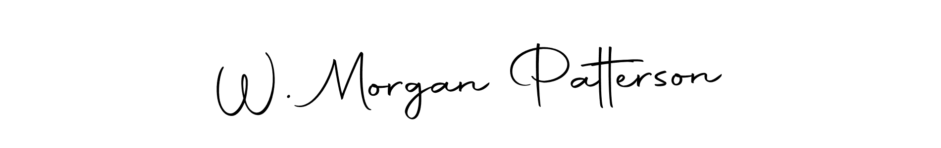 This is the best signature style for the W. Morgan Patterson name. Also you like these signature font (Autography-DOLnW). Mix name signature. W. Morgan Patterson signature style 10 images and pictures png