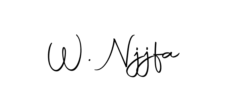 Make a beautiful signature design for name W. Njjfa. Use this online signature maker to create a handwritten signature for free. W. Njjfa signature style 10 images and pictures png