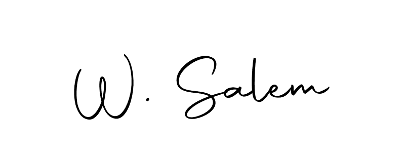 Also You can easily find your signature by using the search form. We will create W. Salem name handwritten signature images for you free of cost using Autography-DOLnW sign style. W. Salem signature style 10 images and pictures png