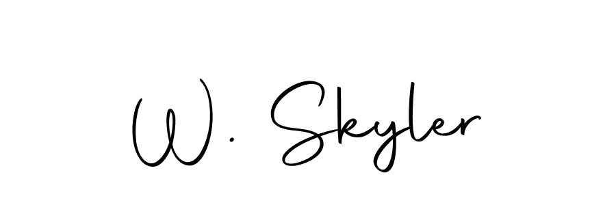 Similarly Autography-DOLnW is the best handwritten signature design. Signature creator online .You can use it as an online autograph creator for name W. Skyler. W. Skyler signature style 10 images and pictures png