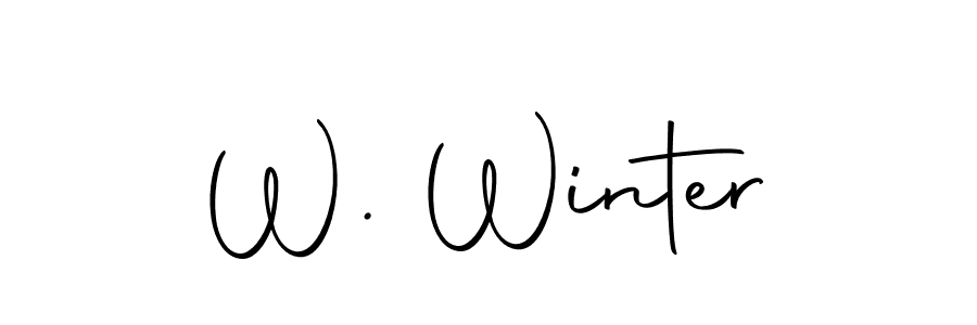 Make a short W. Winter signature style. Manage your documents anywhere anytime using Autography-DOLnW. Create and add eSignatures, submit forms, share and send files easily. W. Winter signature style 10 images and pictures png