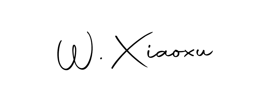 How to Draw W. Xiaoxu signature style? Autography-DOLnW is a latest design signature styles for name W. Xiaoxu. W. Xiaoxu signature style 10 images and pictures png