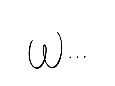 How to make W... signature? Autography-DOLnW is a professional autograph style. Create handwritten signature for W... name. W... signature style 10 images and pictures png