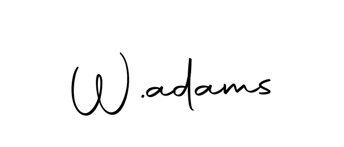 Autography-DOLnW is a professional signature style that is perfect for those who want to add a touch of class to their signature. It is also a great choice for those who want to make their signature more unique. Get W.adams name to fancy signature for free. W.adams signature style 10 images and pictures png