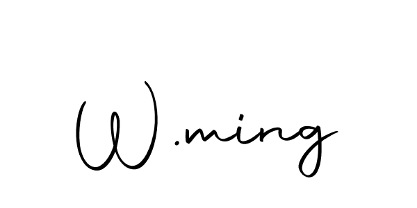 How to Draw W.ming signature style? Autography-DOLnW is a latest design signature styles for name W.ming. W.ming signature style 10 images and pictures png