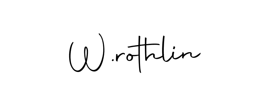 How to make W.rothlin signature? Autography-DOLnW is a professional autograph style. Create handwritten signature for W.rothlin name. W.rothlin signature style 10 images and pictures png