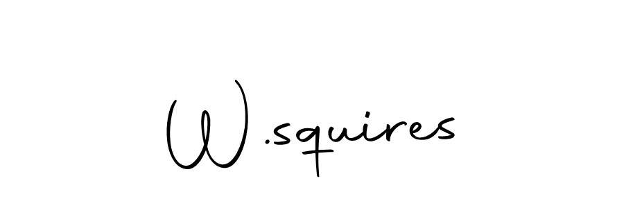 Also we have W.squires name is the best signature style. Create professional handwritten signature collection using Autography-DOLnW autograph style. W.squires signature style 10 images and pictures png