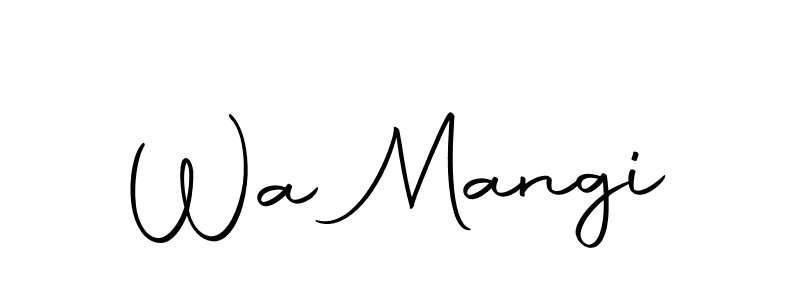 Wa Mangi stylish signature style. Best Handwritten Sign (Autography-DOLnW) for my name. Handwritten Signature Collection Ideas for my name Wa Mangi. Wa Mangi signature style 10 images and pictures png