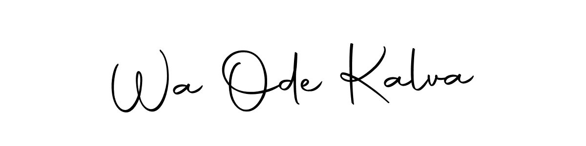 Autography-DOLnW is a professional signature style that is perfect for those who want to add a touch of class to their signature. It is also a great choice for those who want to make their signature more unique. Get Wa Ode Kalva name to fancy signature for free. Wa Ode Kalva signature style 10 images and pictures png