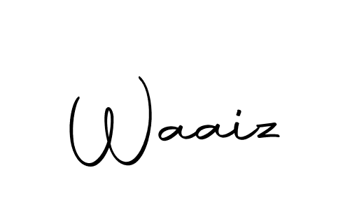 Use a signature maker to create a handwritten signature online. With this signature software, you can design (Autography-DOLnW) your own signature for name Waaiz. Waaiz signature style 10 images and pictures png