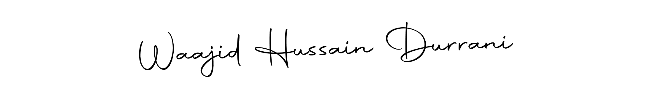 Once you've used our free online signature maker to create your best signature Autography-DOLnW style, it's time to enjoy all of the benefits that Waajid Hussain Durrani name signing documents. Waajid Hussain Durrani signature style 10 images and pictures png