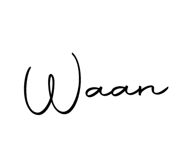 How to make Waan signature? Autography-DOLnW is a professional autograph style. Create handwritten signature for Waan name. Waan signature style 10 images and pictures png