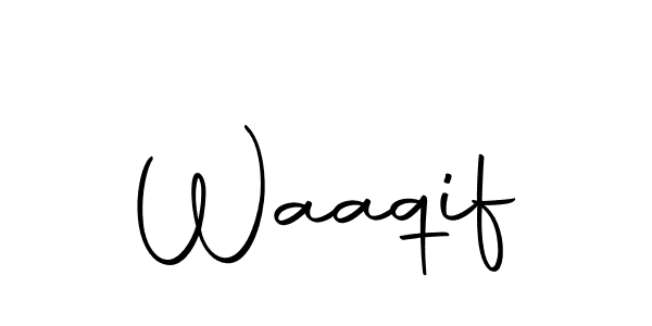 You should practise on your own different ways (Autography-DOLnW) to write your name (Waaqif) in signature. don't let someone else do it for you. Waaqif signature style 10 images and pictures png