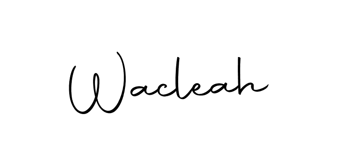 Also You can easily find your signature by using the search form. We will create Wacleah name handwritten signature images for you free of cost using Autography-DOLnW sign style. Wacleah signature style 10 images and pictures png