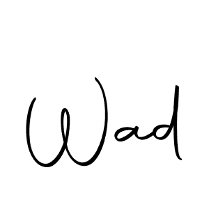 The best way (Autography-DOLnW) to make a short signature is to pick only two or three words in your name. The name Wad include a total of six letters. For converting this name. Wad signature style 10 images and pictures png