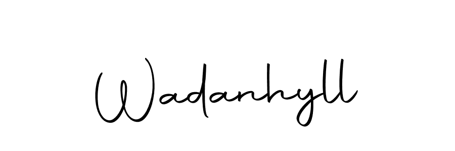 Here are the top 10 professional signature styles for the name Wadanhyll. These are the best autograph styles you can use for your name. Wadanhyll signature style 10 images and pictures png