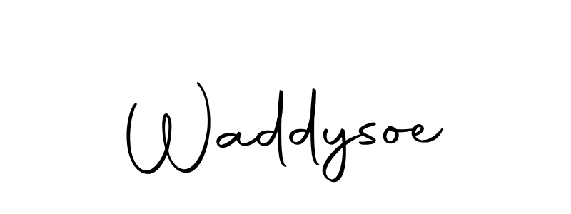 Create a beautiful signature design for name Waddysoe. With this signature (Autography-DOLnW) fonts, you can make a handwritten signature for free. Waddysoe signature style 10 images and pictures png