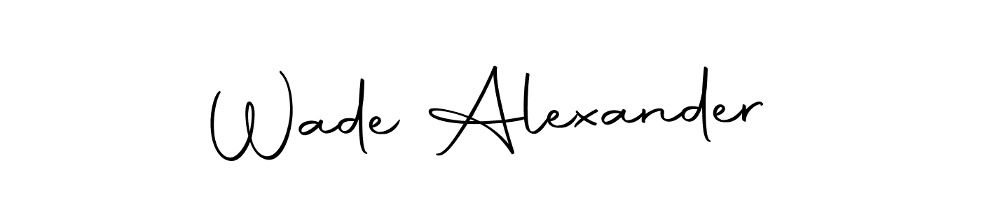 You can use this online signature creator to create a handwritten signature for the name Wade Alexander. This is the best online autograph maker. Wade Alexander signature style 10 images and pictures png