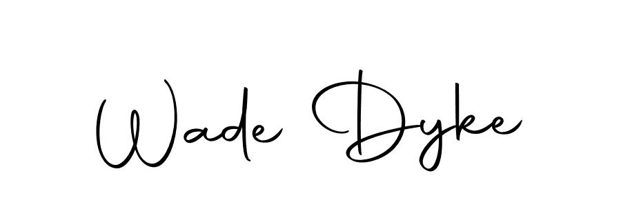 Use a signature maker to create a handwritten signature online. With this signature software, you can design (Autography-DOLnW) your own signature for name Wade Dyke. Wade Dyke signature style 10 images and pictures png