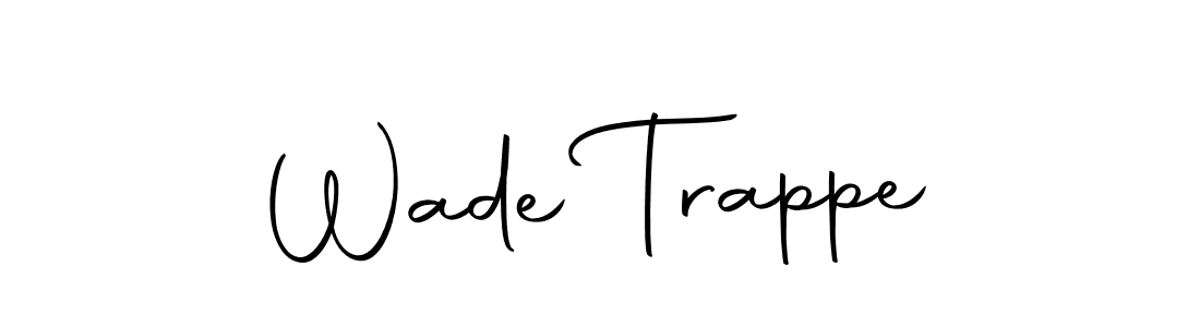 Here are the top 10 professional signature styles for the name Wade Trappe. These are the best autograph styles you can use for your name. Wade Trappe signature style 10 images and pictures png