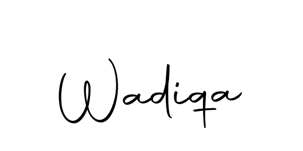 if you are searching for the best signature style for your name Wadiqa. so please give up your signature search. here we have designed multiple signature styles  using Autography-DOLnW. Wadiqa signature style 10 images and pictures png